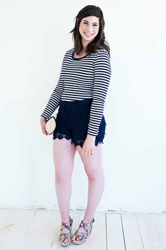 cute lace shorts