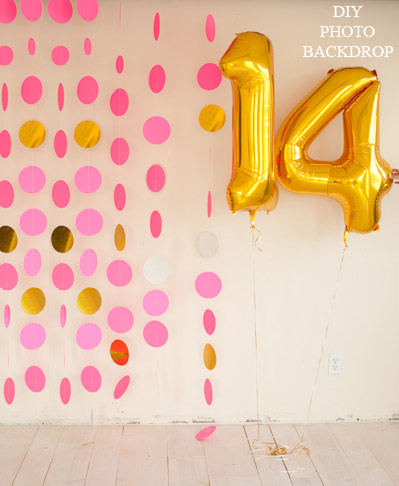 an easy photo background!