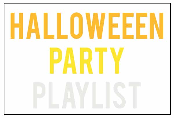 Halloween Party Playlist
