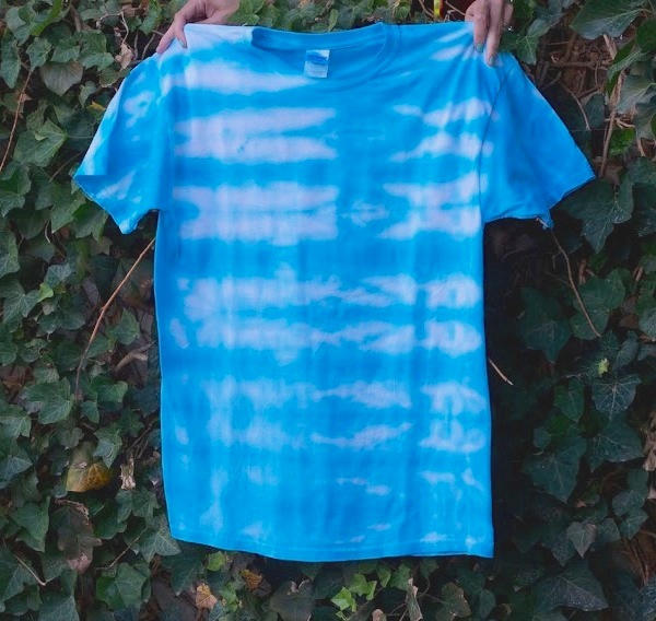 how to make a striped tie-dye