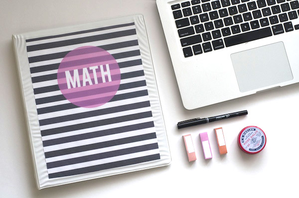 DIY binder covers for school and home
