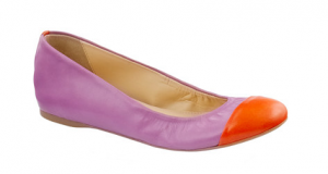 colorblock ballet flats