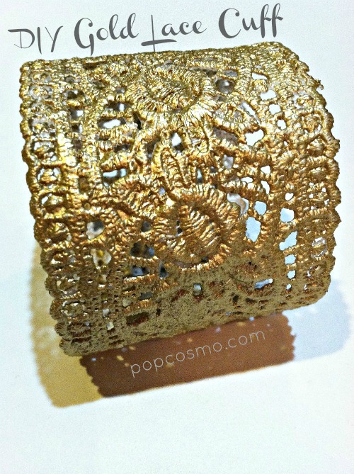gold lace cuff