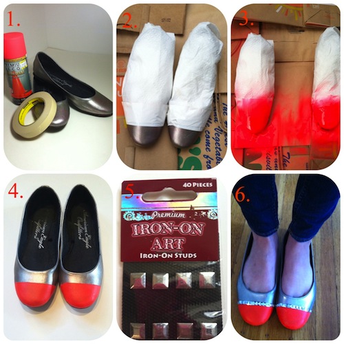 how to paint shoes