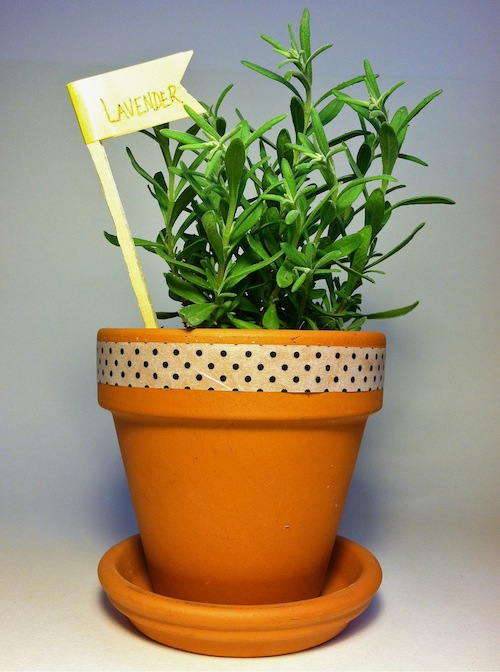 washi tape pot