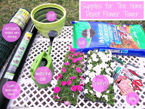 Flower Tower Supplies