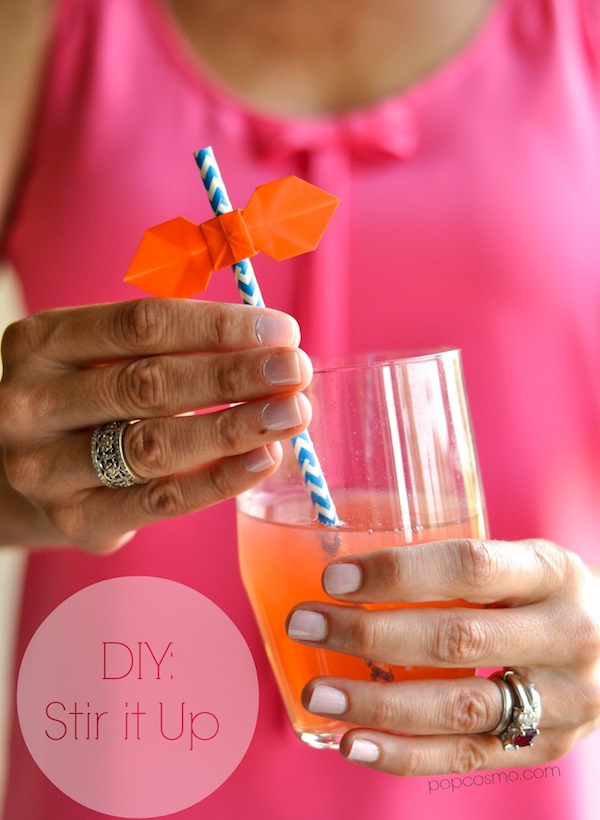 how to make drink stirrers