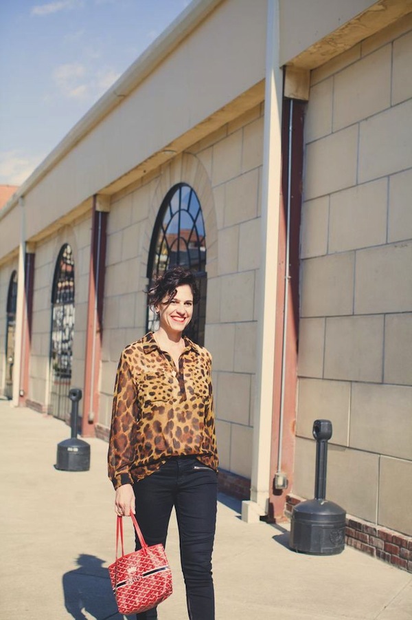 leopard and black